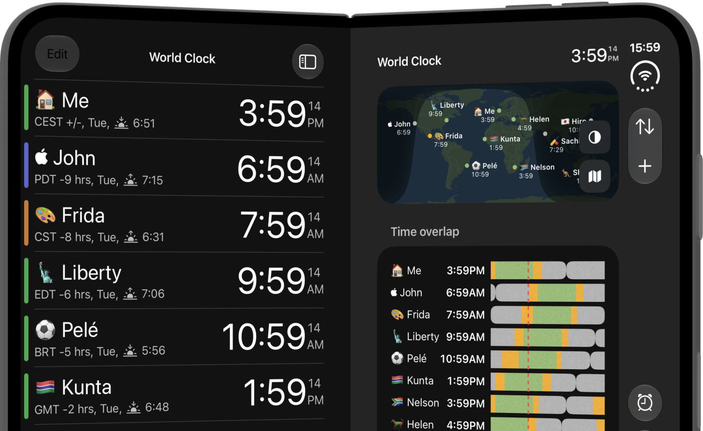 World Time Widget